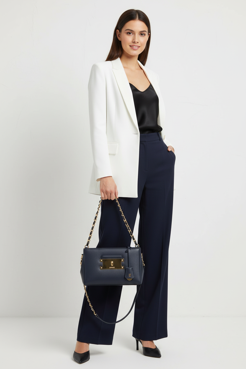 Femme avec sac ESSENCE